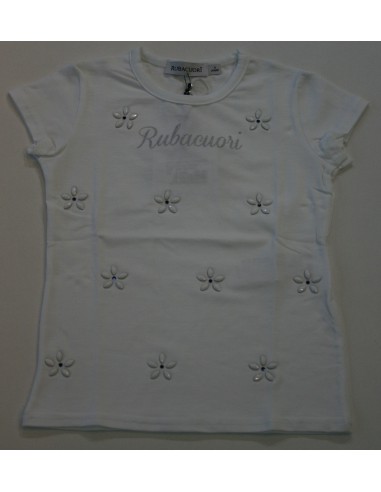 Ruba Cuori: t-shirt maglia bielastico bimba 