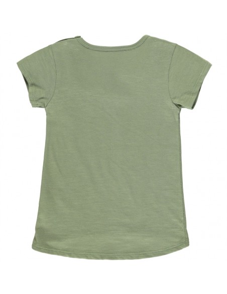 opleggen kennisgeving zuigen groen t-shirt voor meisjes van Tumble 'N Dry.